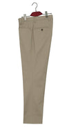 Cotton Twill Light Khaki Sta Press Mod Trousers