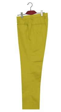 Cotton Twill Munsell Yellow Sta Press Mod Trouser