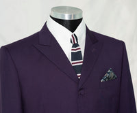 Paul Weller Peak Lapel 4 Button Purple Mod Suit