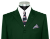 Paul Weller Peak Lapel 4 Button Green Mod Suit