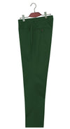 Cotton Twill Green Sta Press Mod Trouser