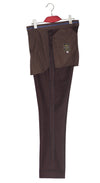 Premium Quality Chocolate Sta Press Mod Trouser