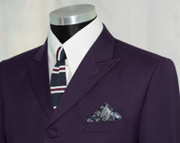 Paul Weller Peak Lapel 4 Button Purple Mod Suit