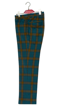 Green Check Mod Trouser