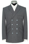 Ray Davies Grey 4/8 Double Breasted Peak Lapel Mod Blazer