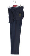 Premium Quality Navy Blue Sta Press Mod Trouser