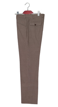 Denis Payton Tweed Brown Dogtooth Mod Trouser