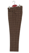 Tweed Brown Check 60's Mod Trouser