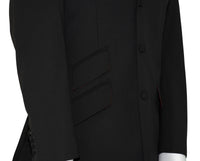 SALE Gordon Waller Peak Lapel Black Mod Suit (40 Regular, Trouser 34, I.L. 34)