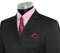 Gordon Waller Slim Fit Classic Black Mod Suit