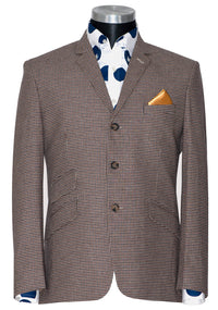 Rick Huxley 60's Tweed Brown Dogtooth Suit