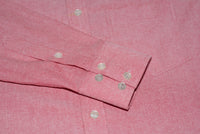 Oxford Cotton Pink Button Down High Collar Mod Shirt