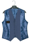 SALE Carolina Blue Notch Lapel Waistcoat (40 Regular)