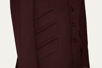 Paul Weller Peak Lapel 4 Button Chocolate Brown Mod Suit