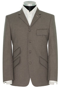 Keith Richards Classic Brown 1960's Mod Blazer Jacket