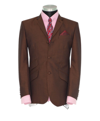 SALE Tony Hicks Golden Coffee 2 Tone Blazer (40 Regular)