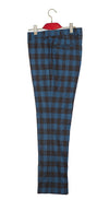 Rick Buckler Buffalo Check Sea Green Mod Trouser