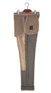 Green Gingham Check Wool Mod Trouser