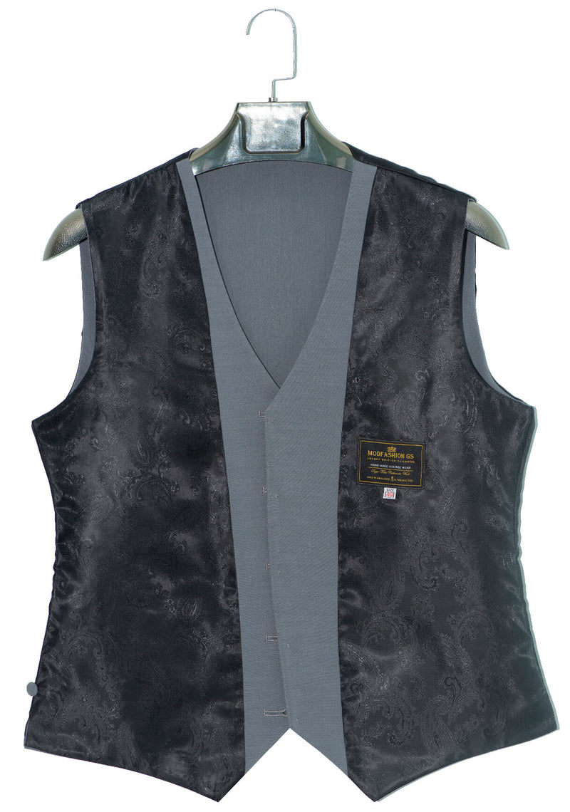 SALE Classic Light Grey V Cut Waistcoat (40 Regular)