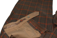 Orange Check 60's Mod Trouser