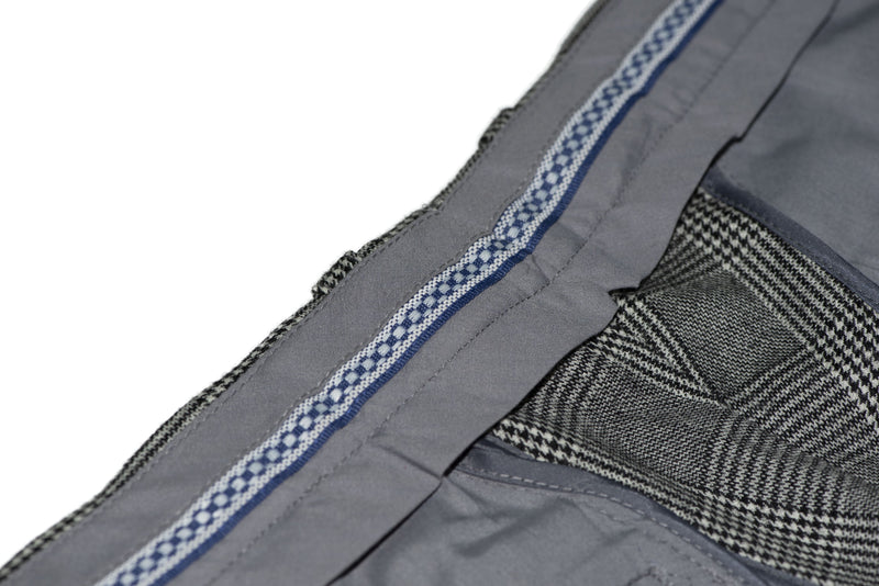 60's Retro Prince of Wales Check Grey Mod Trouser