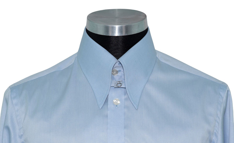 Tab Collar Sky Mod Shirt