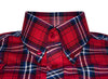 Button Down Red Check Men's Mod Shirt