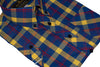 Button Down Yellow & Blue Check Mod Shirt