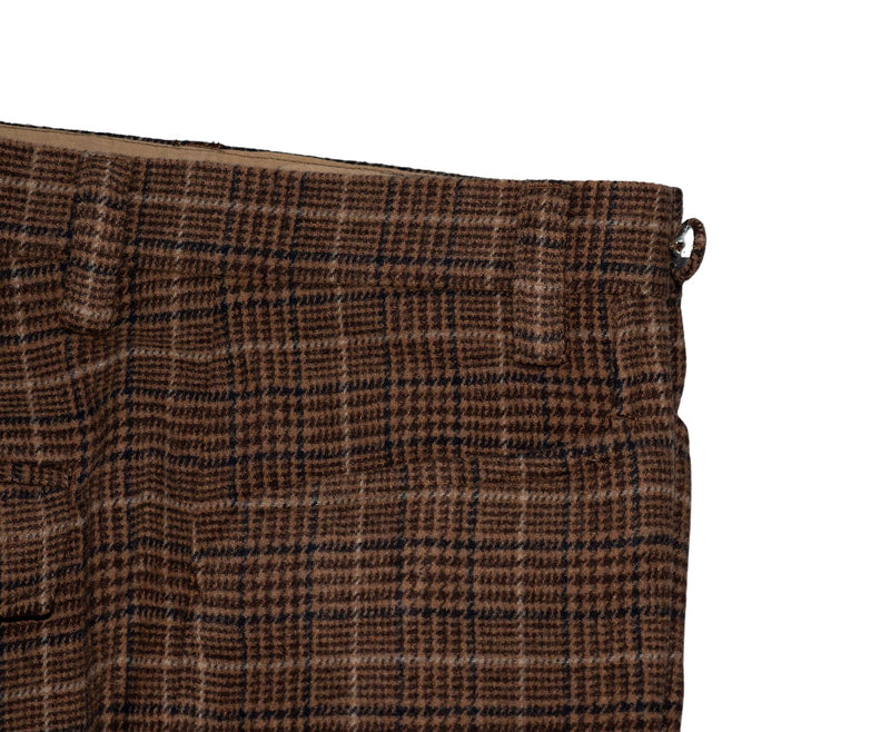 Tweed Brown Check 60's Mod Trouser