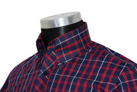 Button Down Red & Black Check Mod Shirt