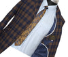 Rick Buckler Buffalo Check Brown 3 Button Mod Suit