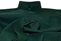 Oxford Cotton Green Button Down High Collar Mod Shirt