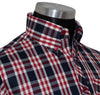 Button Down Red & White Check Mod Shirt