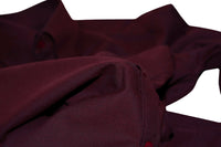 Oxford Cotton Burgundy Button Down High Collar Mod Shirt