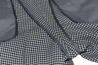 Tailored 60's Retro Houndstooth Grey Mod Trouser