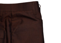 Original Mohair Golden Coffee 2 Tone Mod Trouser