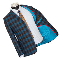 Rick Buckler Buffalo Check Sea Green Mod Suit