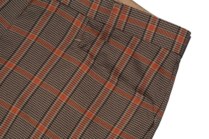 Orange Check 60's Mod Trouser