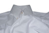 Oxford Cotton White Button Down High Collar Mod Shirt