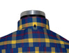 Button Down Yellow & Blue Check Mod Shirt