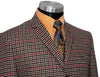 Dave Wright Tweed Tailored Brown Dogtooth Suit