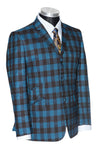 Rick Buckler Buffalo Check Sea Green Mod Suit