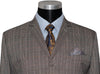 Keith Hopwood POW Burgundy Grey Mod Suit