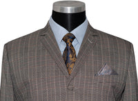 Keith Hopwood POW Burgundy Grey Mod Suit