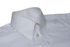 Oxford Cotton White Button Down High Collar Mod Shirt