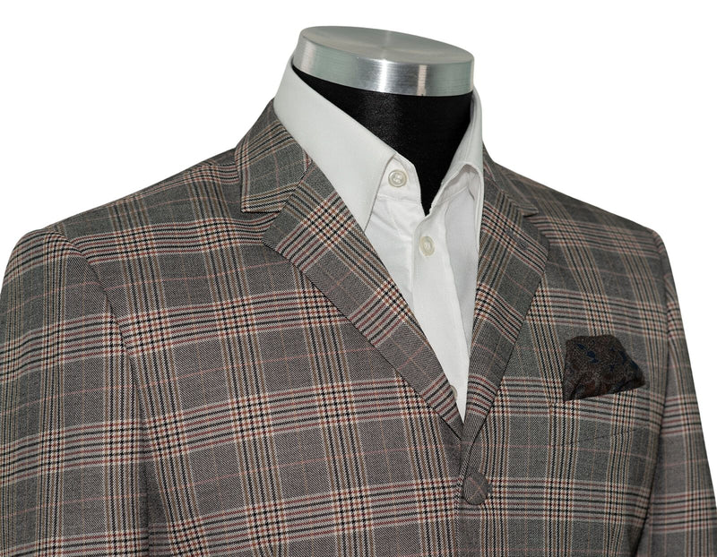 John Entwistle Vintage Brown POW Check Blazer