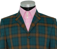 Jeff Beck Green Check Tailored Mod Blazer