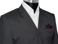 Tony Hick 3 Button Tailored Charcoal Mod Blazer