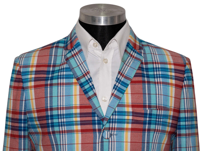 Weller Madras Check Jacket Mod Blazer