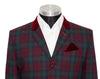 Lindsy Tartan Wool Men's Jacket Mod Blazer